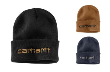 Image of Carhartt Teller Hat - Men's, Black, Carhartt Brown, Coal Heather