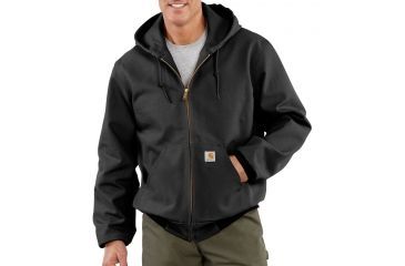 Image of Carhartt Duck Thermal-Lined Active Jacket - Men's, Black, Medium, Regular, J131-BLK-REG-MED