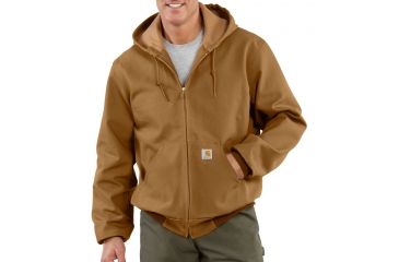 Image of Carhartt Duck Thermal-Lined Active Jacket - Men's, Carhartt Brown, 6XL, Regular, J131-BRN-REG-6XL