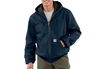 Image of Carhartt Duck Thermal-Lined Active Jacket - Men's, Dark Navy, Large, Regular, J131-DNY-REG-LRG