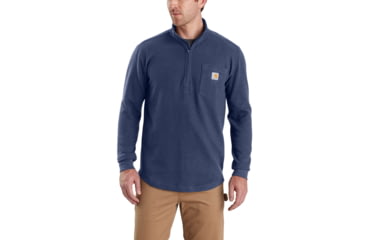 Image of Carhartt Tilden Long Sleeve Half zip-Mens, Dark Cobalt Blue, 2XLarge, Regular, 103362-988-REG-2XL