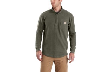 Image of Carhartt Tilden Long Sleeve Half zip-Mens, Moss, 2XLarge, Regular, 103362-316-REG-2XL