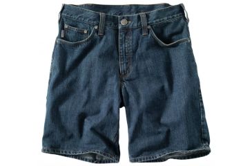 Image of Carhartt Tipton 5-Pocket Denim Short - Men's-Classic Wash-10-38 Waist