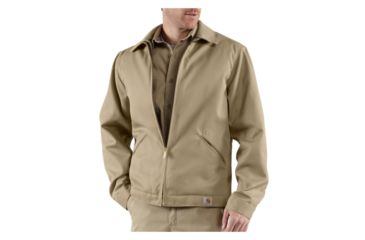 Image of Carhartt Twill Work Jacket - Men's-Khaki-X-Large-Regular