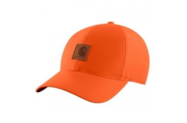 Image of Carhartt Upland Cap for Mens, Hunter Orange, One Size Fits All 102819-822-OFA