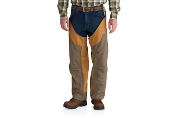Image of Carhartt Upland Field Chaps-Mens, Carhartt Brown, XL-2XL, 102719-211--XL-2XL