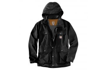 Image of Carhartt Utility Coat - Mens, Black, XL-REG 103126-001-REG-XL