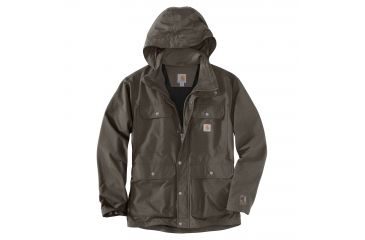 Image of Carhartt Utility Coat - Mens, Tarmac, L-REG 103126-217-REG-L