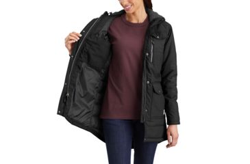Image of Carhartt Utility Coat - Womens, Black, Small, 103908-BLK-REG-S