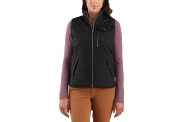 Image of Carhartt Utility Sherpa Lined Vest - Womens, Black, Large, 103907-BLK-REG-L