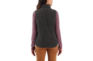 Image of Carhartt Utility Sherpa Lined Vest - Womens, Black, Large, 103907-BLK-REG-L