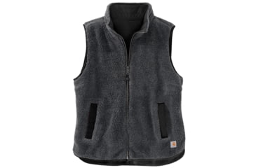 Image of Carhartt Utility Sherpa Lined Vest - Womens, Black, Large, 103907-BLK-REG-L