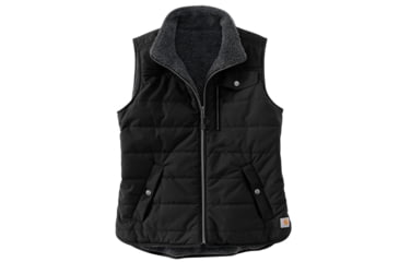 Image of Carhartt Utility Sherpa Lined Vest - Womens, Black, Large, 103907-BLK-REG-L