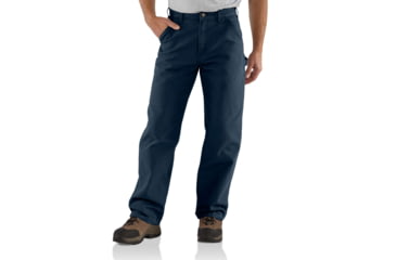 Image of Carhartt Washed Duck Work Dungaree Utility Pant-Mens, Midnight, 46-34, B11-MDT-34-46