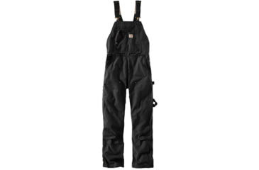 Image of Carhartt Wildwood Unlined Bib OveralLong Sleeve-Womens, Black, XLarge, Regular, 102966-001-REG-XL