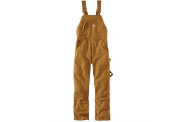 Image of Carhartt Wildwood Unlined Bib Overalls - Womens, Carhartt Brown, XL-REG 102966-211-REG-XL