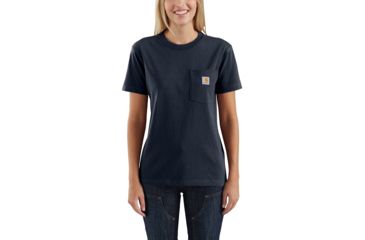 Image of Carhartt WK87 Workwear Pocket Short Sleeve T-shirt - Womens, Navy, XXL-REG 103067-412-REG-XXL