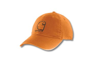 Image of Carhartt WorkFlex Classic Logo Cap-Poppy Orange-L/XL