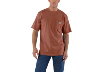 Image of Carhartt Workwear Pocket T-Shirt - Men's, Sequoia Heather, Medium, Regular, K87-221-REG-MED