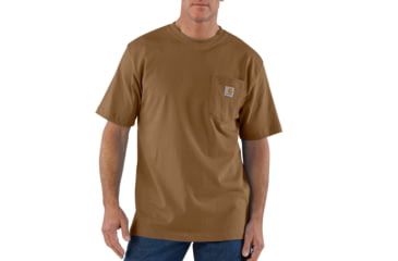 Image of Carhartt Workwear Pocket T-Shirt - Men's, Carhartt Brown, 3XL, Regular, K87-BRN-REG-3XL