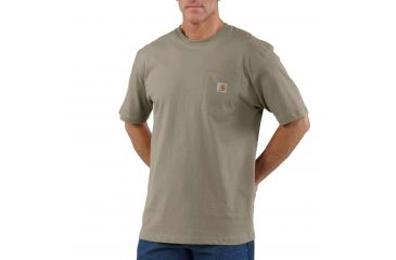 Image of Carhartt Workwear Pocket T-Shirt - Men's, Desert, Small, Regular, K87-DES-REG-SML