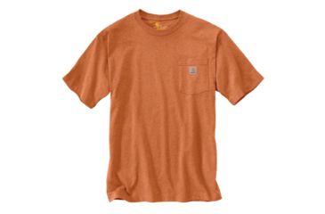 Image of Carhartt Workwear Pocket T-Shirt - Men's, Apricot Orange Heather, Medium, Regular, K87-850-M-REG