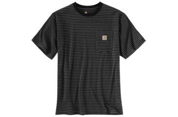 Image of Carhartt Workwear Pocket T-Shirt - Men's, Black Stripe, Small, Regular, K87-007-S-REG