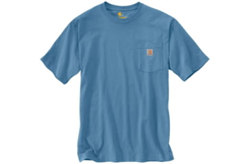 Image of Carhartt Workwear Pocket T-Shirt - Men's, Blue Lagoon, Extra Large, Regular, K87-429-XLG-REG
