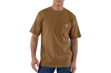 Image of Carhartt Workwear Pocket T-Shirt - Men's, Carhartt Brown, Medium, Regular, K87-BRN-MED-REG