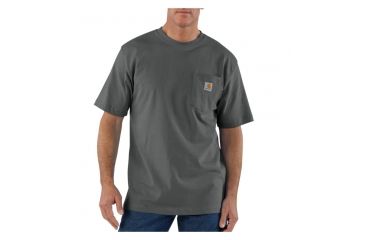 Image of Carhartt Workwear Pocket T-Shirt - Men's, Charcoal, Large, Regular, K87-CHRREGL