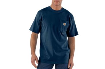 Image of Carhartt Workwear Pocket T-Shirt - Men's, Navy, Large, Regular, K87-NVYREGL