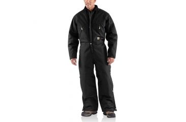 Image of Carhartt Yukon Extremes Coverall Arctic Quilt Lined for Mens, Black, 44/Regular X06-BLK-REG-44