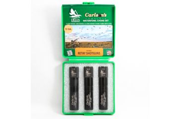 Image of Carlson's Choke Tubes Retay Choke Tube Delta Waterfowl , Set - C,M,LR, Black, 12ga, 07779