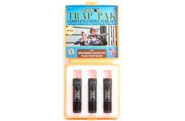 Image of Carlson's Choke Tubes Trap Pack Choke Tube Set, Browning Invector Plus, 20 gauge, Black, 17201