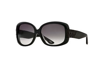 Image of Carmen Marc Valvo CM Giovanna SECM GIOV06 Progressive Prescription Sunglasses SECM GIOV065830 BK - Lens Diameter: 58 mm, Frame Color: Onyx