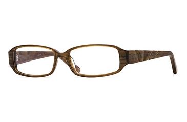Image of Carmen Marc Valvo CM Harlowe SECM HARL00 Single Vision Prescription Eyewear - Bamboo SECM HARL005335 BN