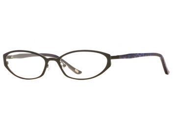 Image of Carmen Marc Valvo CM Karina SECM KARI00 Eyeglass Frames - Black Azure SECM KARI005335 BK