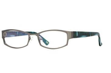 Image of Carmen Marc Valvo CM Maki SECM MAKI00 Eyeglass Frames - Graphite Blue SECM MAKI005540 GM