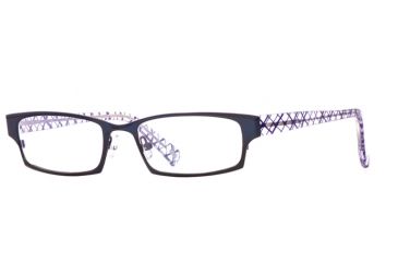 Image of Carmen Marc Valvo CM Paulina SECM PAUN00 Progressive Prescription Eyeglasses - Azure SECM PAUN005135 BL