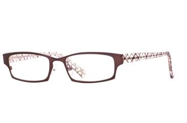 Image of Carmen Marc Valvo CM Paulina SECM PAUN00 Progressive Prescription Eyeglasses - Burgundy SECM PAUN005135 BUR