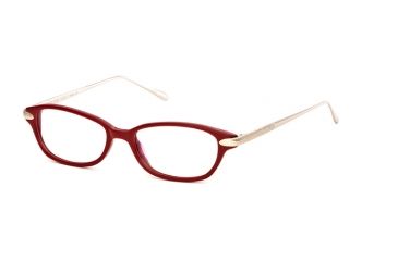 Image of Carmen Marc Valvo CM Stella SECM STEL00 Progressive Prescription Eyeglasses - Sangria SECM STEL005137 RD