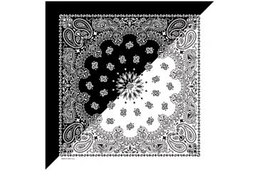Image of Carolina Manufacturing Split Paisley Black/white B22PA1-000200