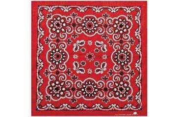 Image of Carolina Manufacturing Texas Paisley Bandana Red B27PAI-100028