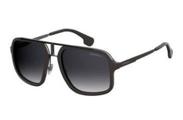 Image of Carrera 1004/S Bifocal Prescription Sunglasses CA1004S-0TI7-9O-5720 - Frame Color Matte Black Ruthenium, Lens Diameter 57 mm