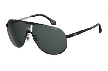 Image of Carrera 1005/S Progressive Prescription Sunglasses CA1005S-0TI7-IR-6609 - Lens Diameter 66 mm, Frame Color Ruthenium Black Matte Black