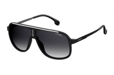 Image of Carrera 1007/S Single Vision Prescription Sunglasses CA1007S-0003-9O-6210 - Frame Color Matte Black, Lens Diameter 62 mm