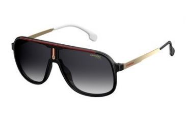 Image of Carrera 1007/S Single Vision Prescription Sunglasses CA1007S-0807-9O-6210 - Frame Color Black, Lens Diameter 62 mm