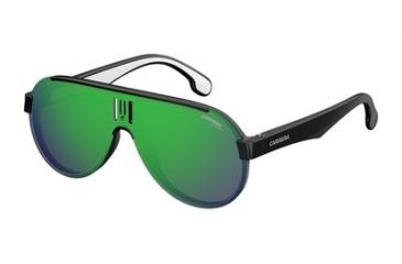 Image of Carrera 1008/S Sunglasses CA1008S-0807-Z9-9901 - Black Frame, Green Multilayer Lenses, Lens Diameter 99mm, Distance Between Lenses 1mm