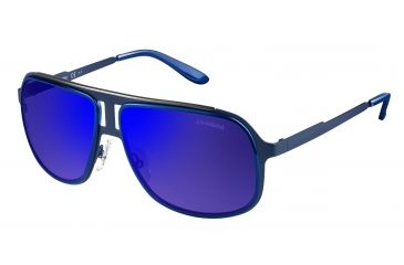 Image of Carrera 101/S Single Vision Prescription Sunglasses CA101S-0KLV-XT-5914 - Lens Diameter 59 mm, Frame Color Blue Ruthenium