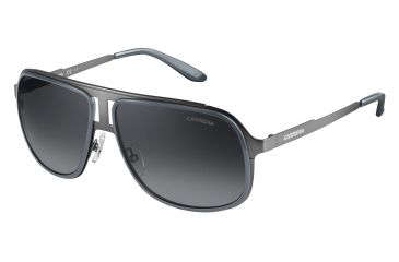 Image of Carrera 101/S Single Vision Prescription Sunglasses CA101S-0KLP-HD-5914 - Lens Diameter 59 mm, Frame Color Ruthenium Gray